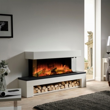 Flamerite Lola 1000 Floor Standing Electric Fireplace Suite